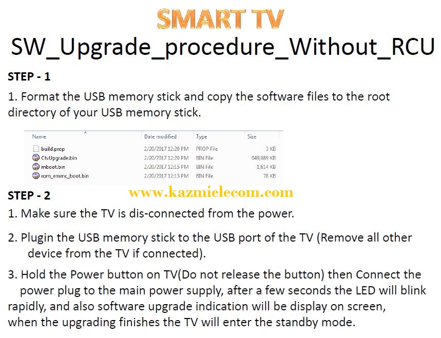Smart Tv Update