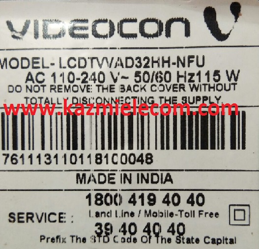 Videocon Lcdtvvad32Hh-Nfu