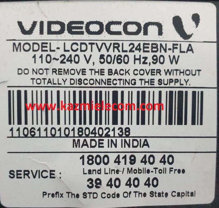 Videocon Lcdtvvrl24Ebn-Fla