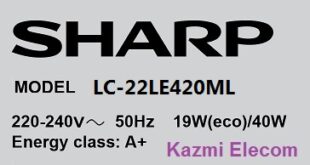 Sharp Lc 22Le420Ml F